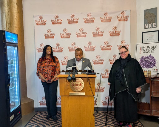 Brewing Change in Milwaukee: Soul Brew Kombucha Partners with Mayor Johnson and FEED MKE