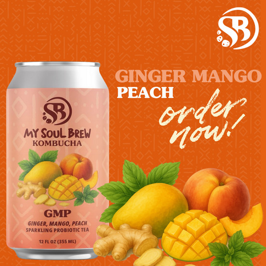 Ginger Mango Peach 4 of 6-Pack Cans